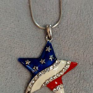Patriotic Star Necklace